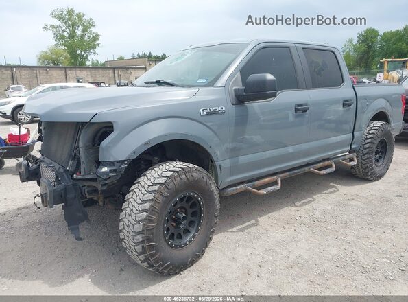 1FTEW1CP6KKE04009 2019 FORD F150 Серый Передняя левая четверть