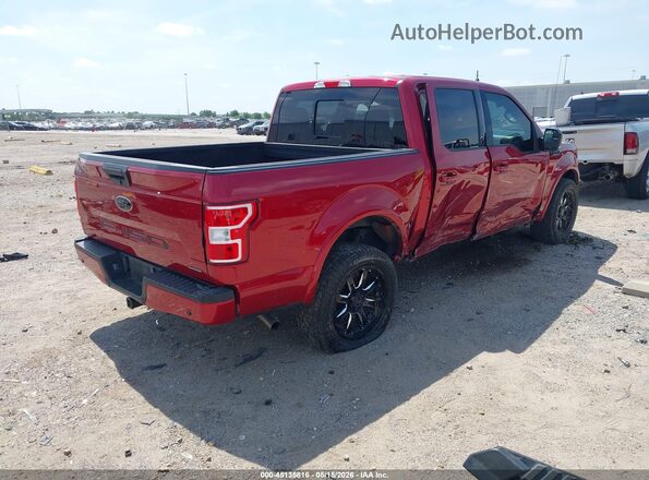 1FTEW1CP7LFB46688 2020 FORD F150 Red Trasero derecho