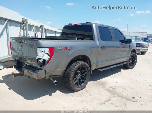1FTEW1CP7NKD74930 2022 FORD F150 Gray უკანა მარჯვენა