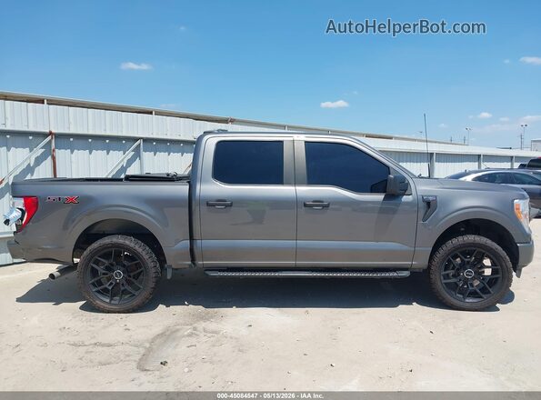 1FTEW1CP7NKD74930 2022 FORD F150 Gray სალონის 360-გრადუსიანი ხედი