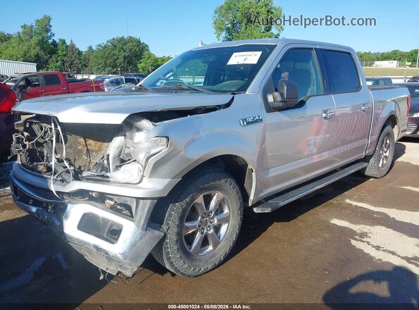 1FTEW1CP8JFB64520 2018 FORD F150 Gray Front left