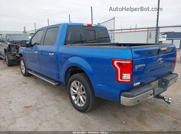 1FTEW1CP9GKF31084 2016 FORD F150 Blue უკანა მარცხენა