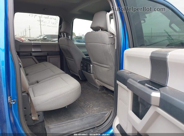 1FTEW1CP9GKF31084 2016 FORD F150 Blue VIN კოდის სტიკერის ხედი