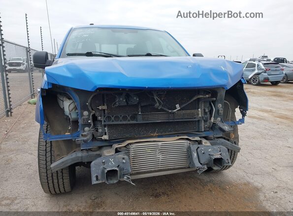 1FTEW1CP9GKF31084 2016 FORD F150 Blue უკანა სალონის ხედი
