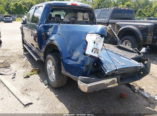 1FTEW1CP9GKF95688 2016 FORD F150 Blue Rear left