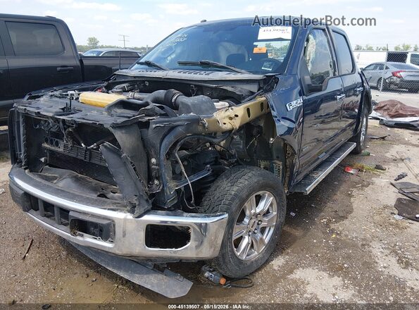 1FTEW1CP9GKF95688 2016 FORD F150 Blue Front left