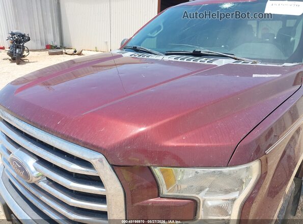 1FTEW1CPXGFC17579 2016 FORD F150 Maroon Widok z przodu