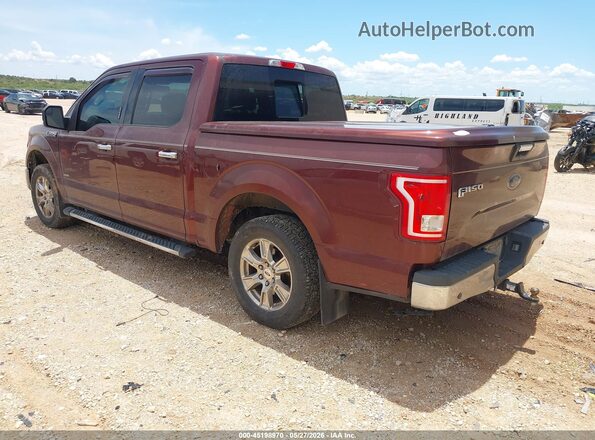 1FTEW1CPXGFC17579 2016 FORD F150 Maroon Tył lewy
