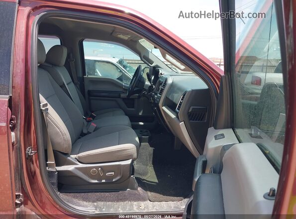 1FTEW1CPXGFC17579 2016 FORD F150 Maroon Widok wnętrza z przodu