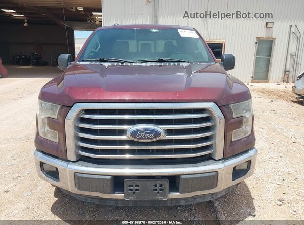 1FTEW1CPXGFC17579 2016 FORD F150 Maroon Widok zestawu wskaźników