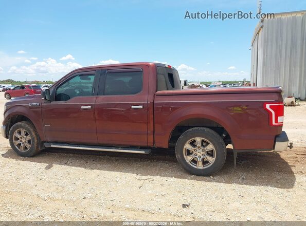 1FTEW1CPXGFC17579 2016 FORD F150 Maroon Widok wnętrza 360 stopni