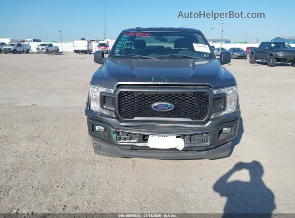 1FTEW1CPXJKF62223 2018 FORD F150 Gray Front view
