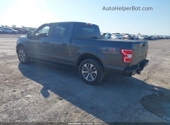 1FTEW1CPXJKF62223 2018 FORD F150 Gray Rear left
