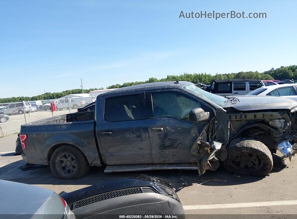 1FTEW1E40KKC53008 2019 FORD F150 Серый Вид задней части салона
