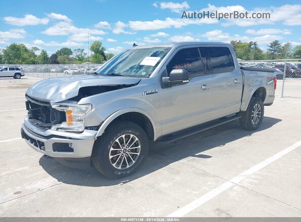 1FTEW1E40LFA08302 2020 FORD F150 Silver Vista tres cuartos delantera izquierda