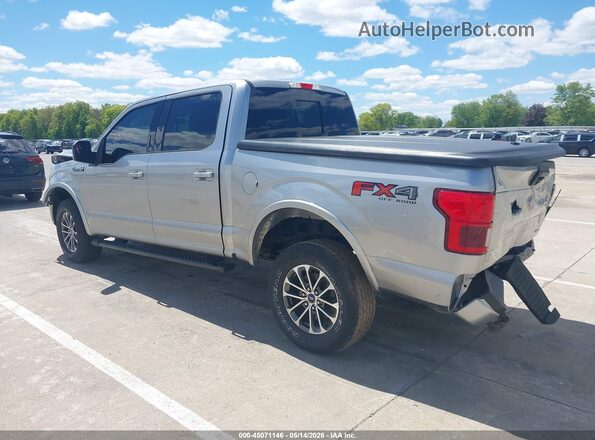 1FTEW1E40LFA08302 2020 FORD F150 Silver Trasero izquierdo