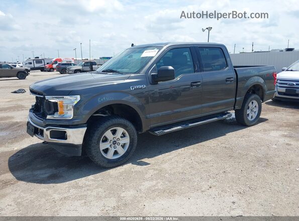 1FTEW1E40LKF37918 2020 FORD F150 Gray Передня ліва чверть