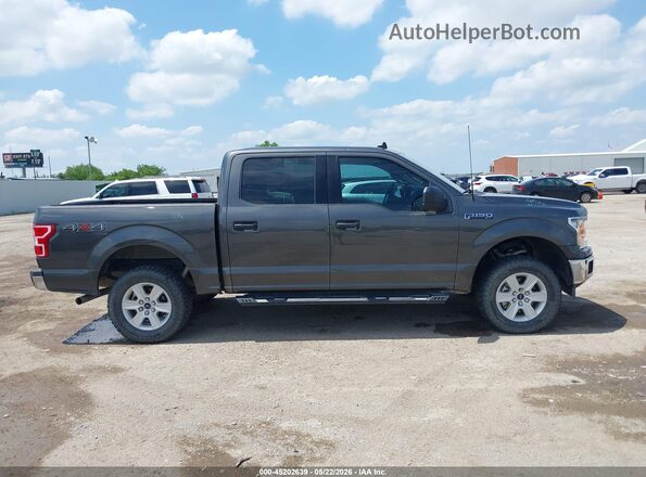1FTEW1E40LKF37918 2020 FORD F150 Gray Вид задньої частини салону