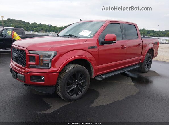1FTEW1E45LFB47406 2020 FORD F150 Red Przód lewy