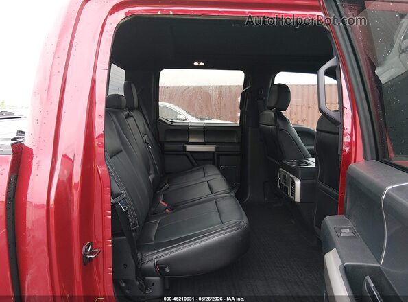 1FTEW1E45LFB47406 2020 FORD F150 Red Widok naklejki z numerem VIN