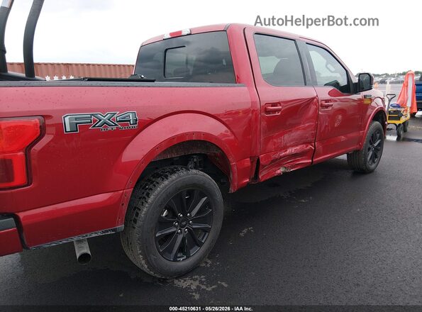 1FTEW1E45LFB47406 2020 FORD F150 Red Widok z przodu