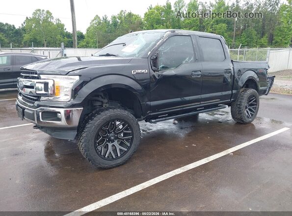 1FTEW1E48LFB00550 2020 FORD F150 Black წინა მარცხენა ხედი სამი მეოთხედიდან