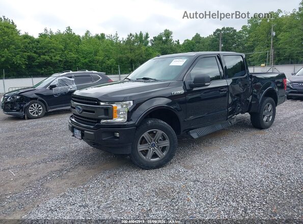 1FTEW1E48LFB40434 2020 FORD F150 Black Vista tres cuartos delantera izquierda