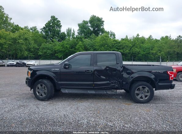 1FTEW1E48LFB40434 2020 FORD F150 Black Vista interior de 360 grados