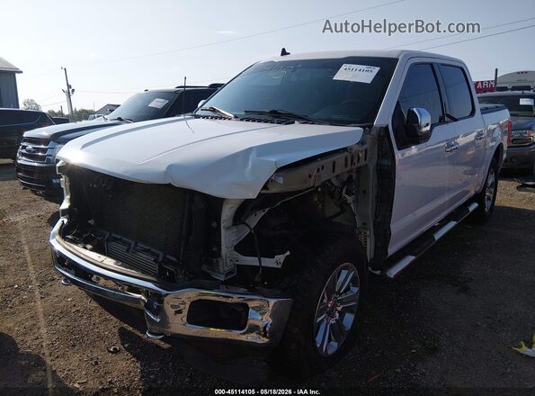 1FTEW1E49KFD02361 2019 FORD F150 White Widok z przodu