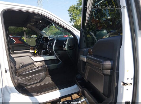 1FTEW1E49KFD02361 2019 FORD F150 White Widok wnętrza z przodu