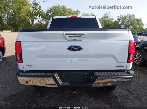 1FTEW1E49KFD02361 2019 FORD F150 White Widok wnętrza 360 stopni