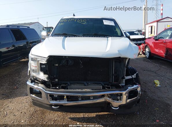 1FTEW1E49KFD02361 2019 FORD F150 White Widok deski rozdzielczej