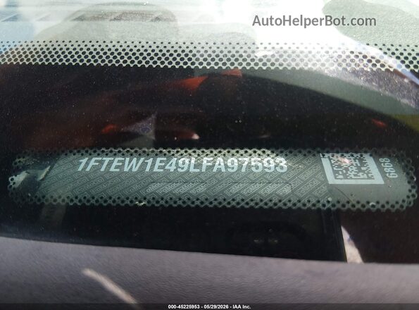 1FTEW1E49LFA97593 2020 FORD F150 Black Вид підкапотного простору