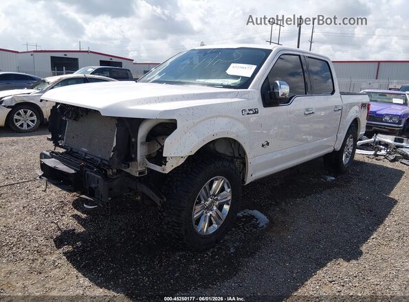 1FTEW1E4XKFC23202 2019 FORD F150 White წინა მარცხენა ხედი სამი მეოთხედიდან