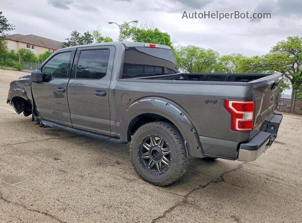 1FTEW1E51JFD62061 2018 FORD F150 Gray 