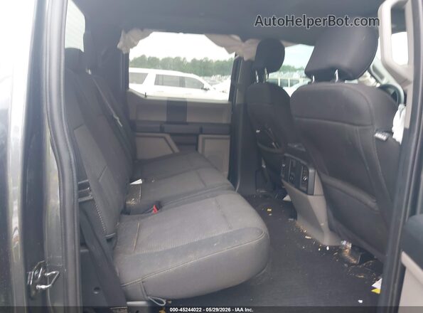1FTEW1E51KFD08664 2019 FORD F150 Gray VIN կոդի պիտակի տեսք