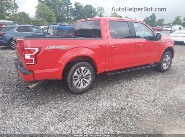 1FTEW1E52LFA83463 2020 FORD F150 Red Задня права чверть