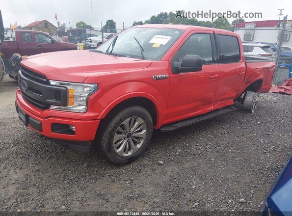 1FTEW1E52LFA83463 2020 FORD F150 Red Передня ліва чверть