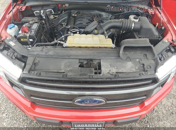 1FTEW1E52LFA83463 2020 FORD F150 Red Вид ззаду
