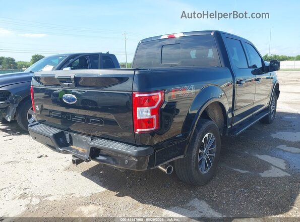 1FTEW1E54JFB96859 2018 FORD F150 Black Задня права чверть