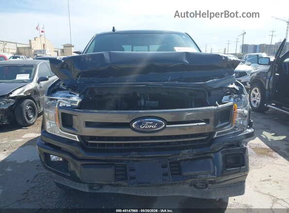 1FTEW1E54JFB96859 2018 FORD F150 Black Вид щитка приладів
