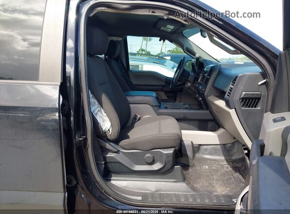 1FTEW1E55JKC26751 2018 FORD F150 Black Vista interior delantera