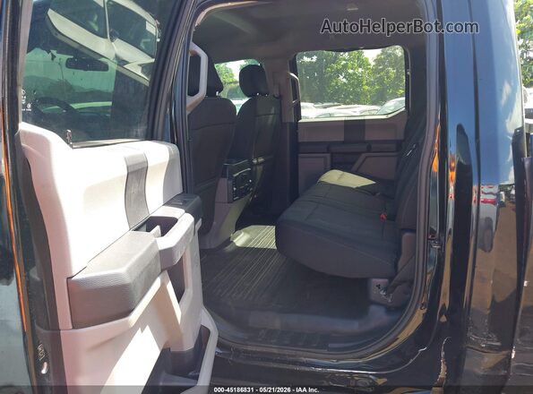 1FTEW1E55JKC26751 2018 FORD F150 Black Vista de la etiqueta del VIN
