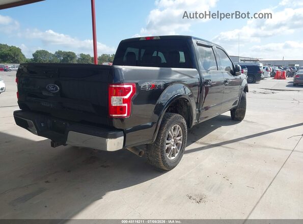1FTEW1E57JKF26744 2018 FORD F150 Черный Задняя правая четверть