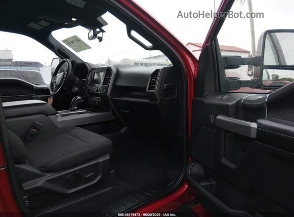 1FTEW1E57KFA57701 2019 FORD F150 Red წინა სალონის ხედი