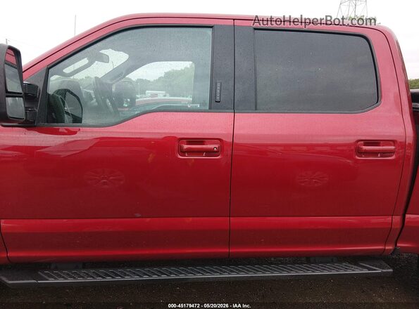 1FTEW1E57KFA57701 2019 FORD F150 Red სალონის 360-გრადუსიანი ხედი