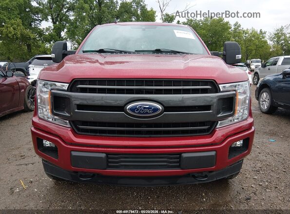 1FTEW1E57KFA57701 2019 FORD F150 Red ხელსაწყოთა პანელის ხედი