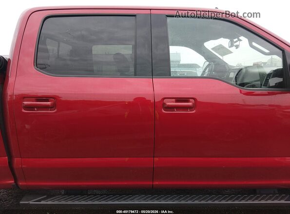 1FTEW1E57KFA57701 2019 FORD F150 Red უკანა სალონის ხედი