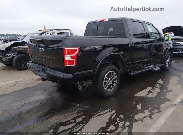 1FTEW1E58JFC38188 2018 FORD F150 Black Tył prawy