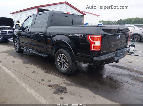 1FTEW1E58JFC38188 2018 FORD F150 Black Tył lewy